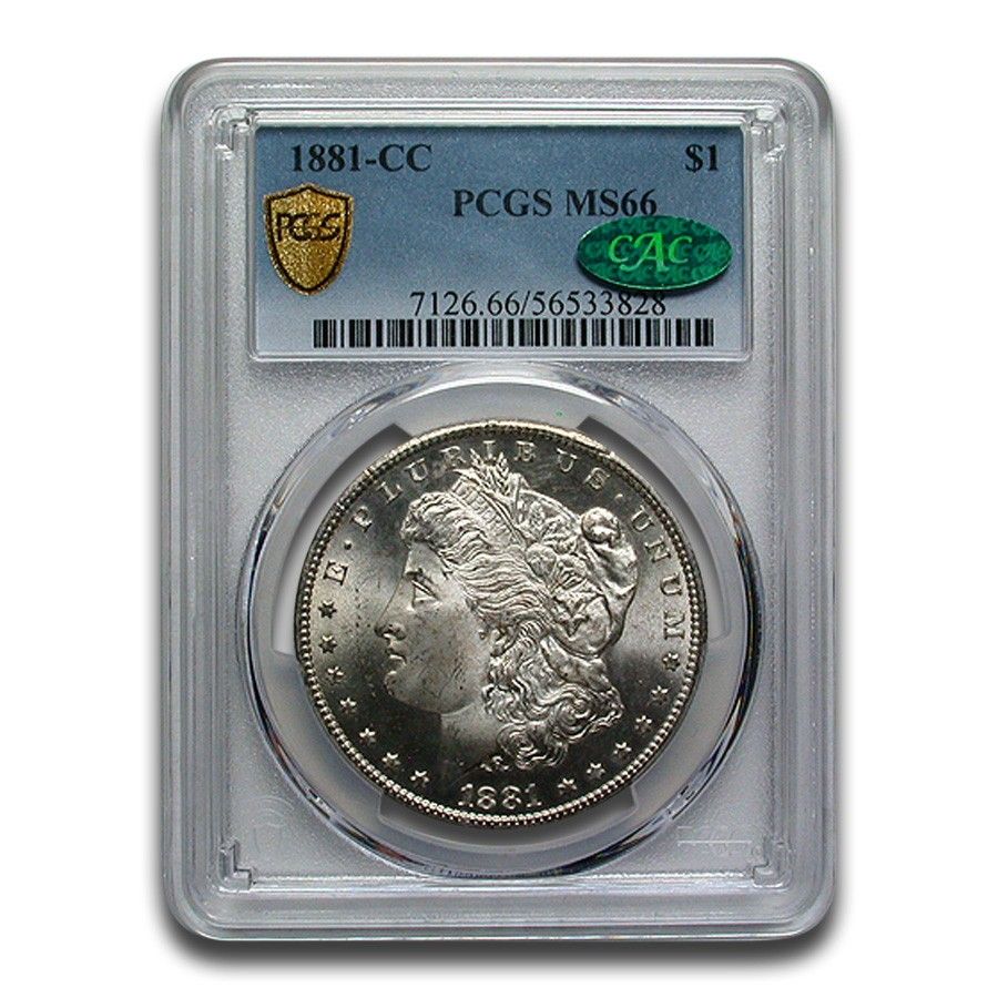 1881-CC モルガン・ダラー MS-66 PCGS CAC - メルカリ