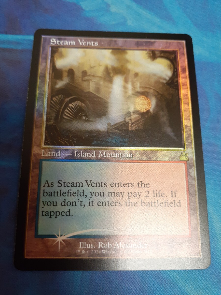 mtg 蒸気孔 4枚 英語 旧枠 EX+]蒸気孔/Steam Vents《日本語》【RTR】