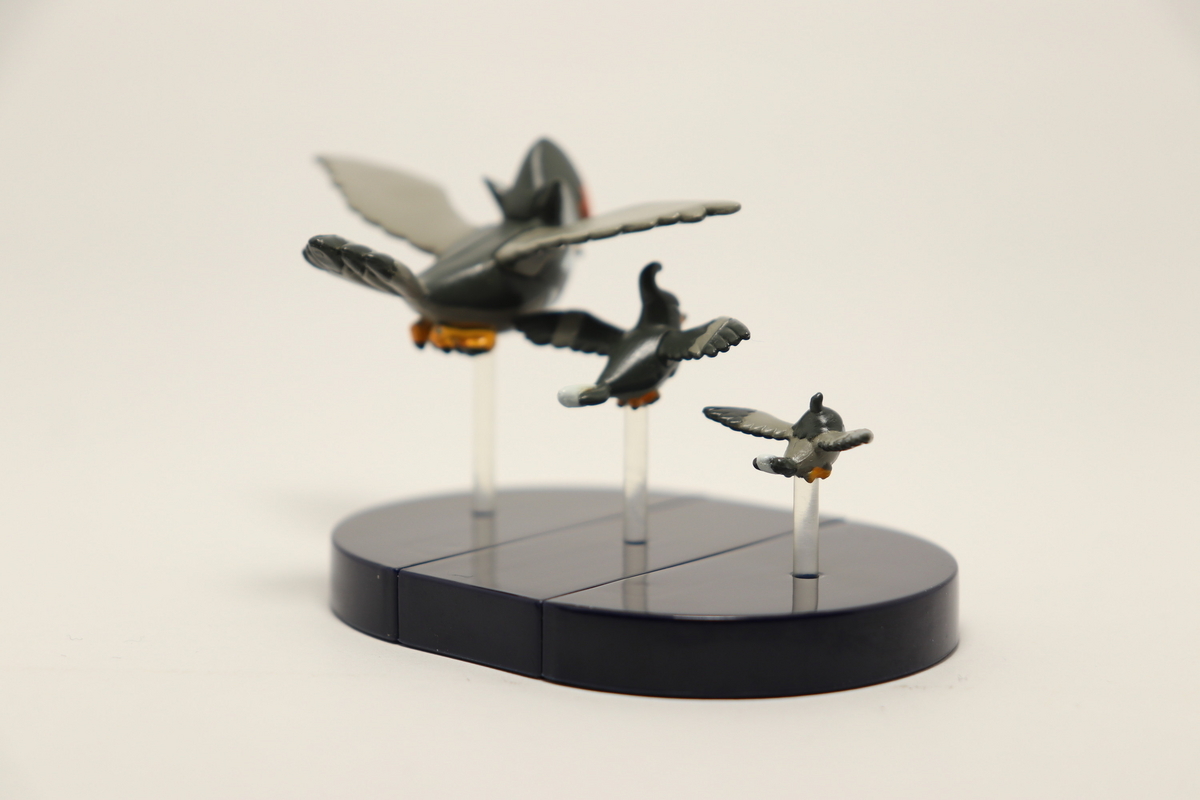 立体ポケモン図鑑 DP02 ムックル ムクバード ムクホーク 未開封 立体