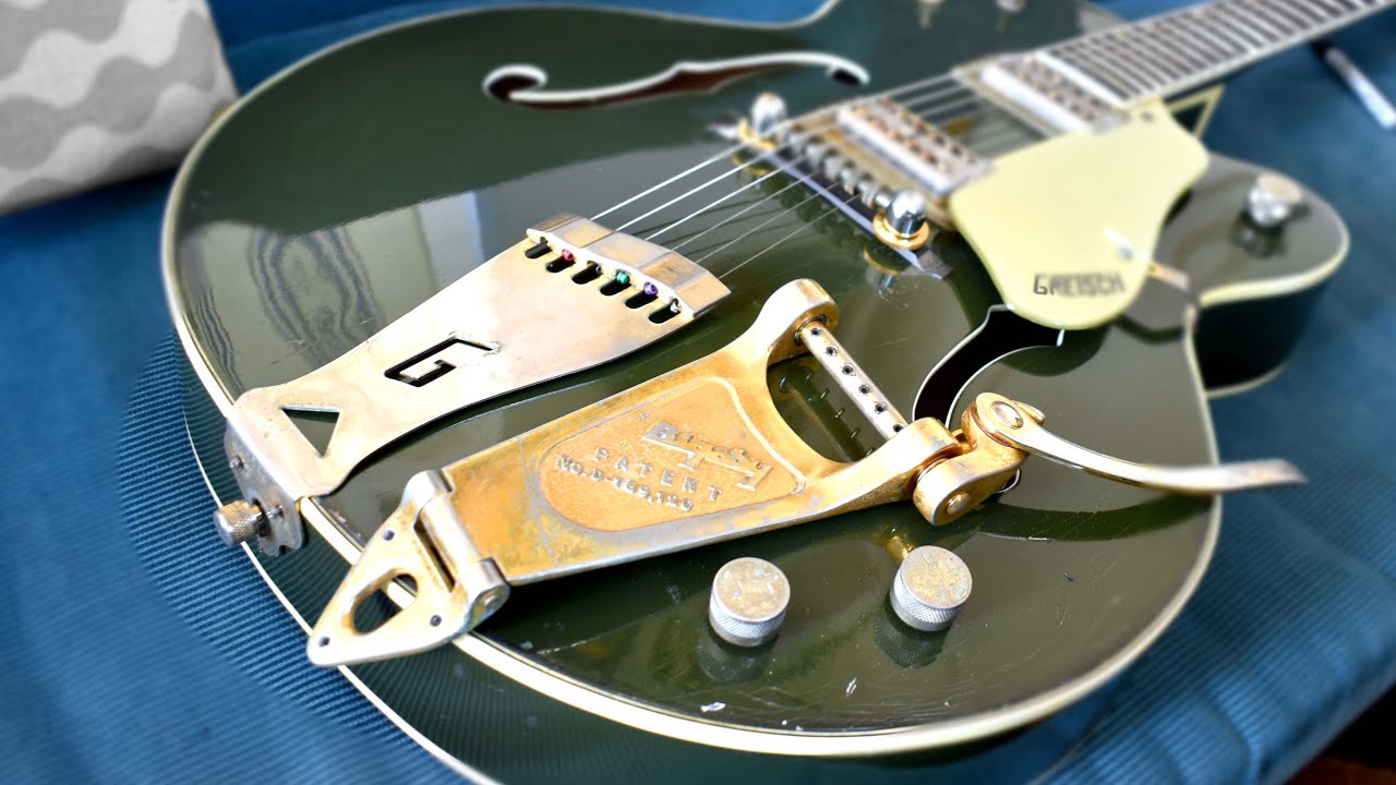 グレッチ ビグスビー交換で音変わる？ - YouTube