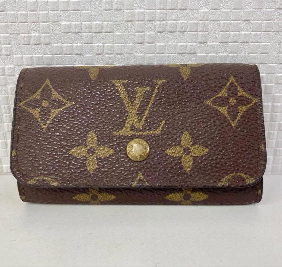 極美品！LOUIS VUITTON モノグラム 6連キーケース ミュルティクレ ルイヴィトン モノグラム 6連キーケース メンズ レディース LOUIS