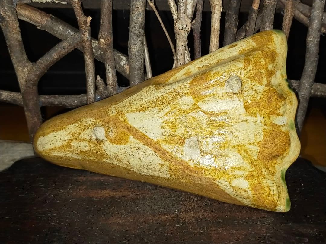 ♥織部 向付 古陶 皿 骨董 古玩